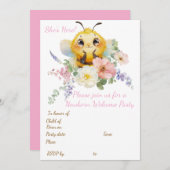 ダーリングビーご招待 招待状 (正面/裏面)