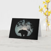 ダーリングベアーインザムーン誕生日カード カード (黄色い花)