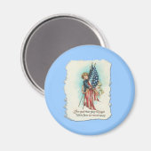 ダーリングヴィンテージアメリカーナデザイン マグネット (正面/裏面)