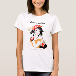 ダーリング私は魔法態度引用文 Tシャツ