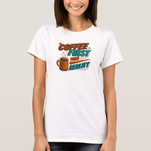 ダーリング コーヒー ファースト ゼン セカイ ハラワタ Original Design Tシャツ