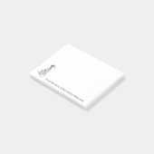 ダーリング·ダルマティアン·パーソナライズPOST-itノート ポストイット (アングル)