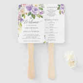 ダーリング フローラ ウェディング プログラム ファン (正面&裏面)