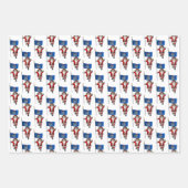 ダーリンサンタクロースがミシガンを訪れる ラッピングペーパーシート (正面2)