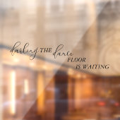 ダーリンダンスフロア結婚おもしろいの浴室 ウィンドウサイン (シート2)