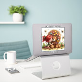 ダーリンダンデオン シール (デスク上のノートパソコン)