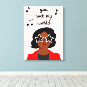 ダーリンバレンタインIII キャンバスプリント (インサイチュ (ウッドフロア))