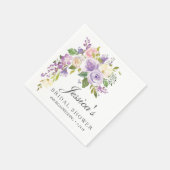 ダーリンフローラブライダルシャワーナプキンス スタンダードカクテルナプキン (角)