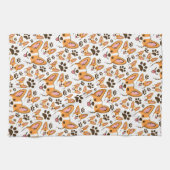 ダーリンペンブロークウェルシュコーギーペットパピードッグ キッチンタオル (横)