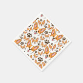 ダーリンペンブロークウェルシュコーギーペットパピードッグ スタンダードカクテルナプキン (角)