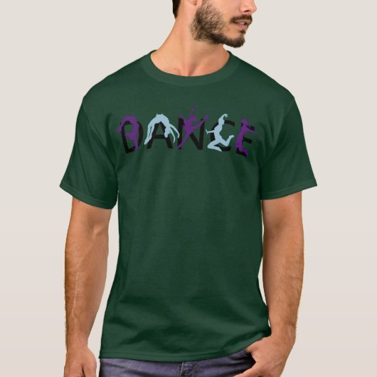 ダールダンスのシルエット少年 Tシャツ (正面)