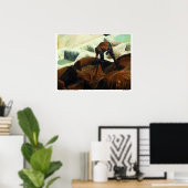 ダール・ダバ（皮革） ポスター (ホームオフィス)