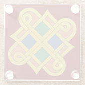 ダーロウ結び糸細工2016ガラスコアスター ガラスコースター (裏面)