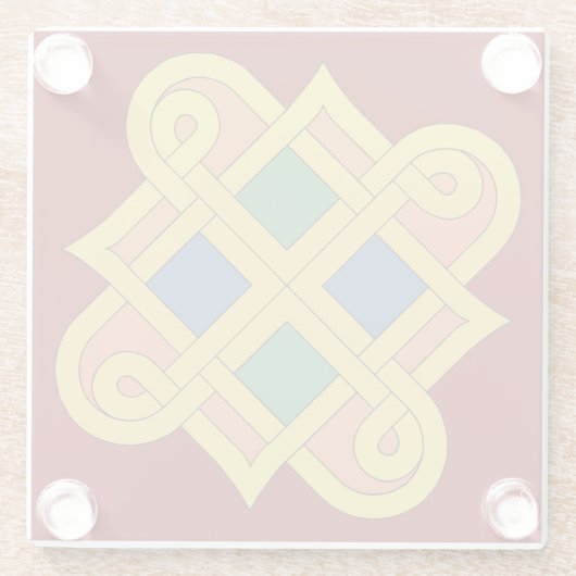 ダーロウ結び糸細工2016ガラスコアスター ガラスコースター (裏面)