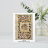 ダーローの本のマスターによるカーペットページ ポストカード (スタンド正面)