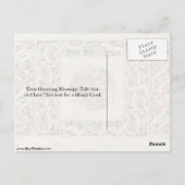 ダーローの本のマスターによるカーペットページ ポストカード (裏面)