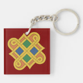 ダーロー結び糸細工2016 キーホルダー (裏面)