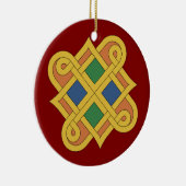 ダーロー結び糸細工2016 セラミックオーナメント (右)