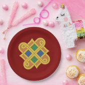 ダーロー結び糸細工2016 ペーパープレート (パーティー)