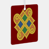 ダーロー結び糸細工2016 メタルオーナメント (正面右)