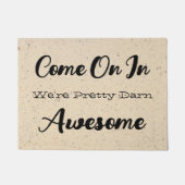 ダーンかわいらしド素晴らしアマット ドアマット (正面)