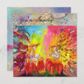 「ダーンの妖精」マジックゴールドスパークル 招待状 (正面/裏面)