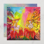 「ダーンの妖精」マジックゴールドスパークル 案内状 (正面/裏面)