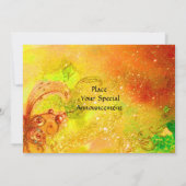 「ダーンの妖精」マジックゴールドスパークル 案内状 (裏面)