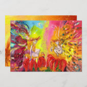 「ダーンの妖精」マジックゴールドスパークル 案内状 (正面/裏面)