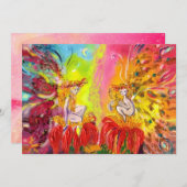 「ダーンの妖精」マジックゴールドスパークル 案内状 (正面/裏面)