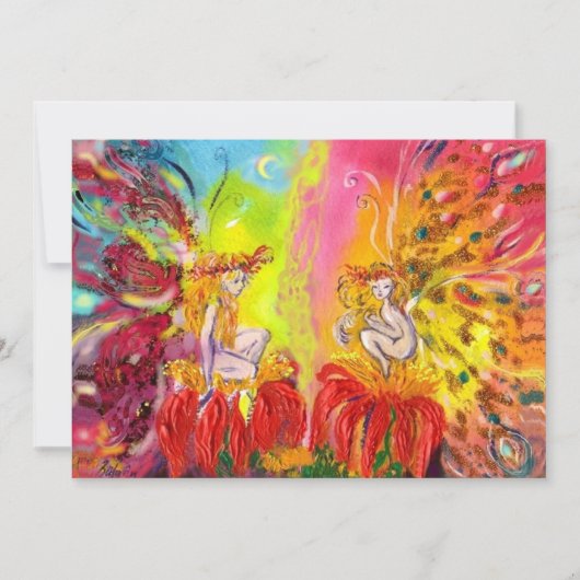 「ダーンの妖精」マジックゴールドスパークル 案内状 (正面)