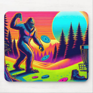 ダーンツリーズ Bigfoot Diskゴルフユーモア マウスパッド