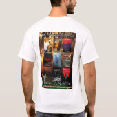 ダーン・ハドソン中尉 炎の背景 Tシャツ (裏面)
