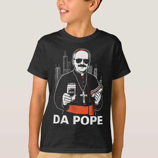 ダ教皇アメリカ教皇レオ14世 Tシャツ (正面)