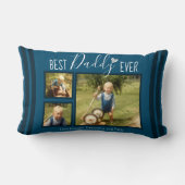 ダ最高のディエカスタムバー3フォトコラージュブルー ランバークッション (裏面)