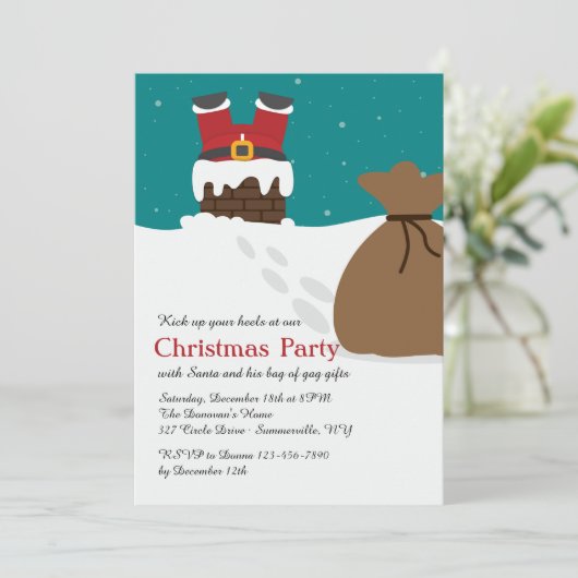 『ダ来ウンザ煙突クリスマスパーティの招待状』 招待状 (スタンド正面)