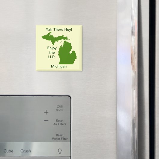 ダ楽しむ・ヨオペル付きミシガン州陸路 マグネット (インサイチュ (冷蔵庫))