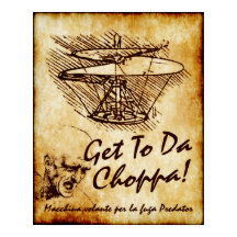 ダ・チョッパに行く – レオナルド・ダ・ヴィンチ・ヘリコプター