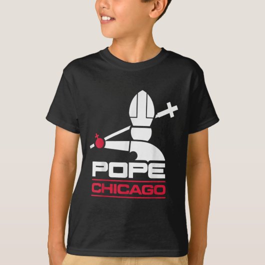 ダ・ポープ・レオ14シャツ・シカゴ野球 Tシャツ (正面)