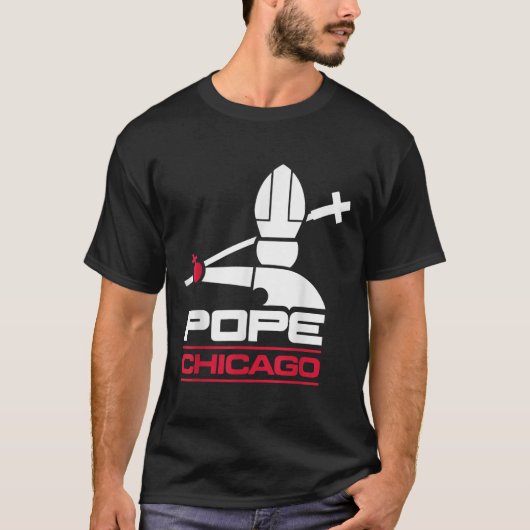 ダ・ポープ・レオ14シャツ・シカゴ野球 Tシャツ (正面)