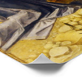 ダ・ヴィンチとヴェロッチオによるキリストのバプテスマ ポスター (角)