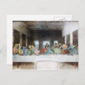 ダ・ヴィンチのはがきの最後の晩餐 ポストカード (正面/裏面)