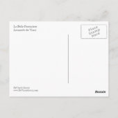 ダ・ヴィンチのはがき ポストカード (裏面)