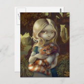 「ダ・ヴィンチのアリス」のはがき ポストカード (正面/裏面)