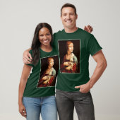 ダ・ヴィンチのエルミンの女性 Tシャツ (ユニセックス)