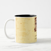 ダ・ヴィンチのヘリコプター詩🚁予算スペシャル ツートーンマグカップ (左)