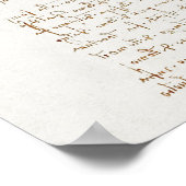 ダ・ヴィンチのヴィトルヴィアン・マン ポスター (角)