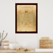 ダ・ヴィンチの宇宙人ポスター ポスター (キッチン)