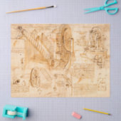 ダ・ヴィンチの油圧マシン、Codex Atlanticus 薄葉紙 (クラフト)
