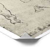 ダ・ヴィンチの馬の後四分の勉強 ポスター (角)